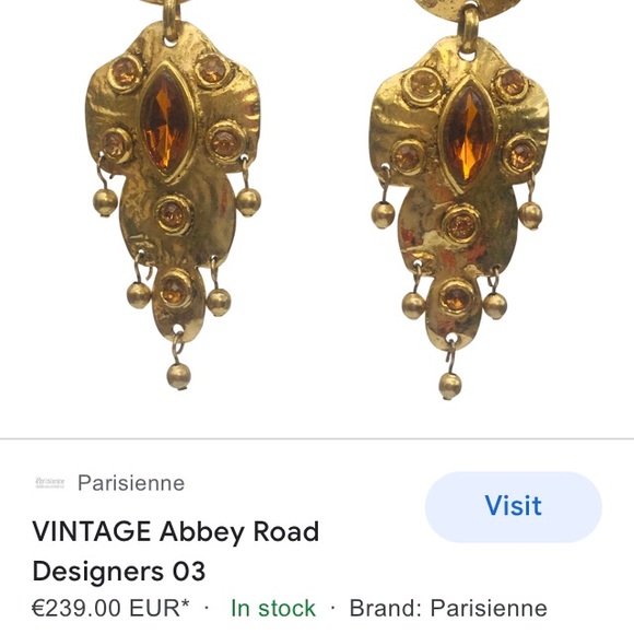 Large Designer Earring - Picture 7 of 9